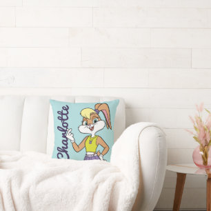 Lola Finger Heart Throw Pillow