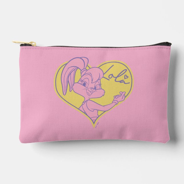 Lola Heart Signature Accessory Pouch (Front)