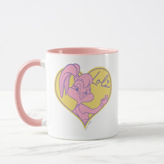 Lola Heart Signature Mug (Left)