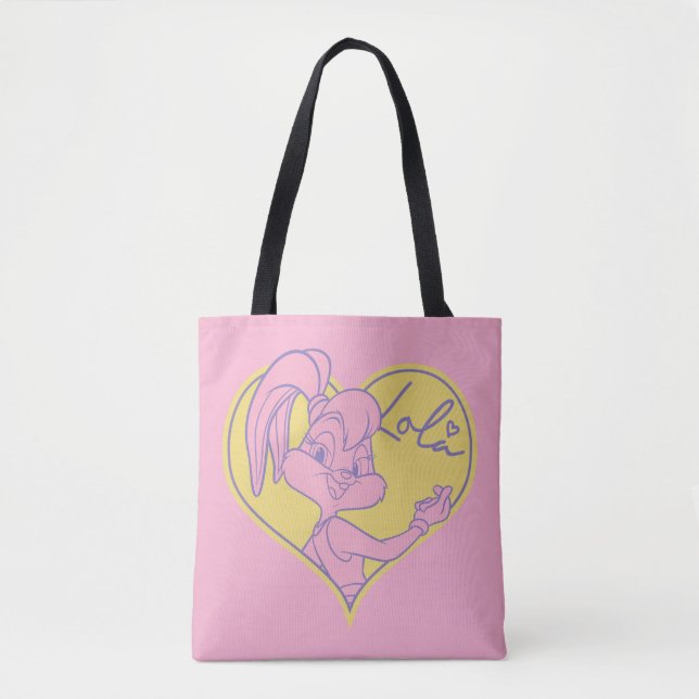 Lola Heart Signature Tote Bag (Front)