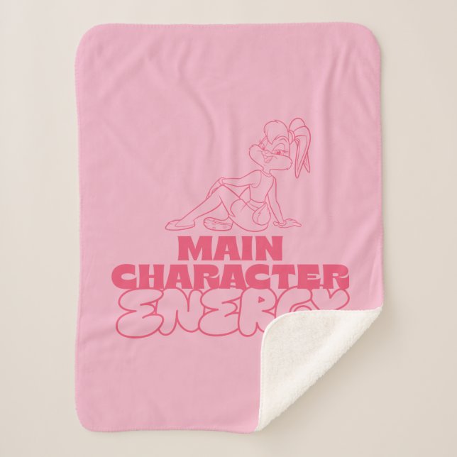 Lola Main Character Energy Sherpa Blanket (Front)