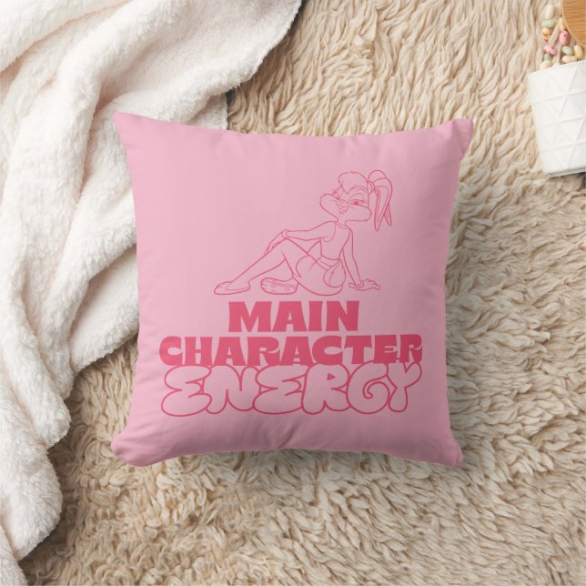 Lola Main Character Energy Throw Pillow (Blanket)