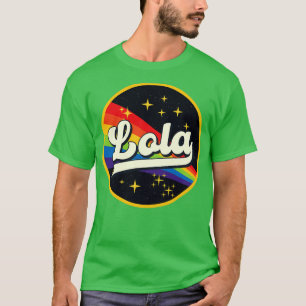 Lola Rainbow In Space Vintage Style T-Shirt