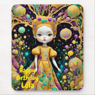 LOLA ~ Strange Birthday Girl ~ Mousepad