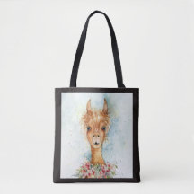 Lola the Llama Tote Bag