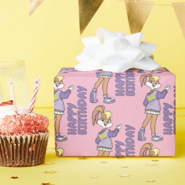 Lola TUNE SQUAD™ Varsity Heart Wrapping Paper (Birthday Party)