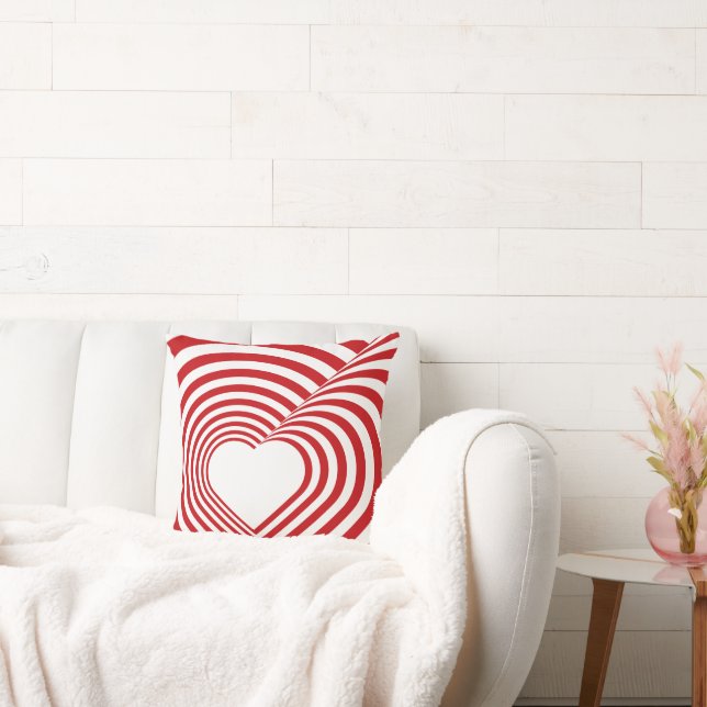 Lolailo 04 by Heart Throw Pillow (Couch)