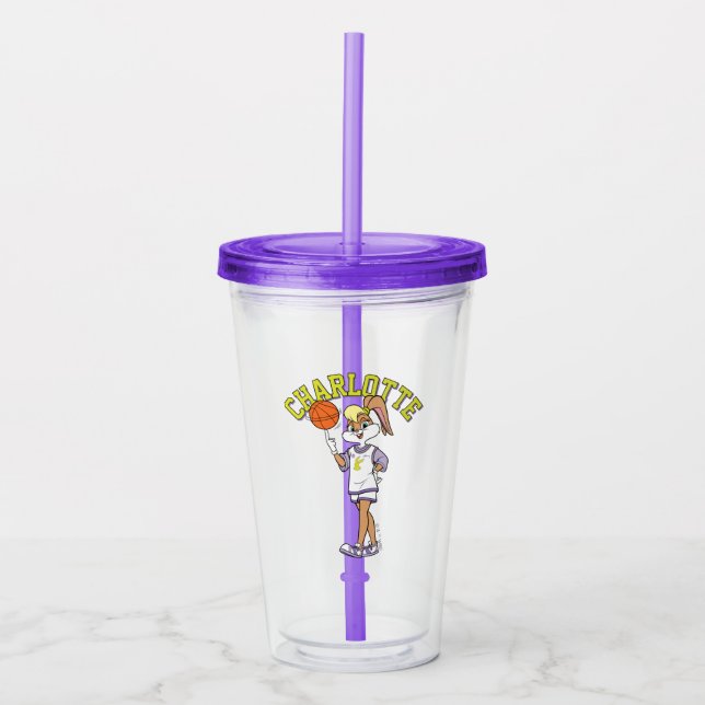 Lola's Basketball Spin Acrylic Tumbler (Front)