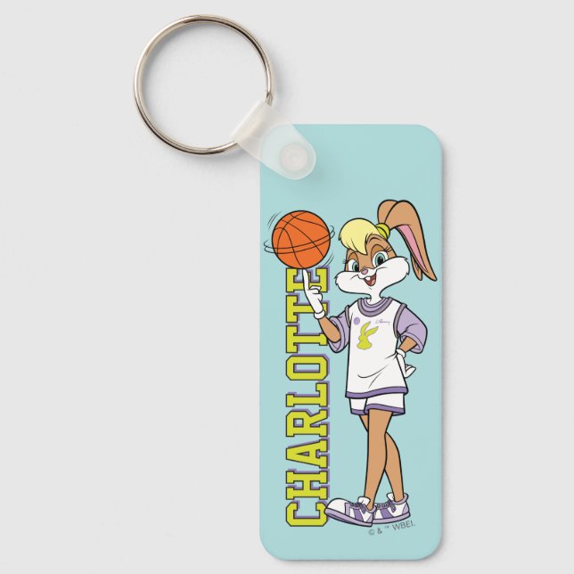 Lola's Basketball Spin Keychain (Front)