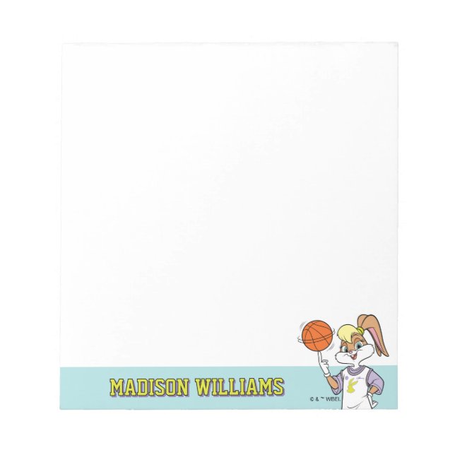 Lola's Basketball Spin Notepad (Front)