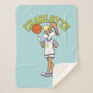 Lola's Basketball Spin Sherpa Blanket