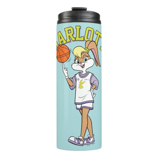 Lola's Basketball Spin Thermal Tumbler (Front)