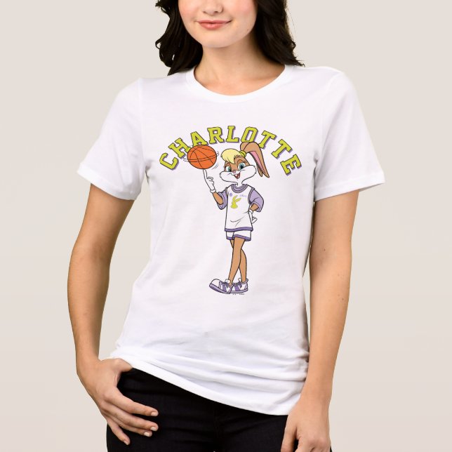 Lola's Basketball Spin Tri-Blend Shirt (Front)