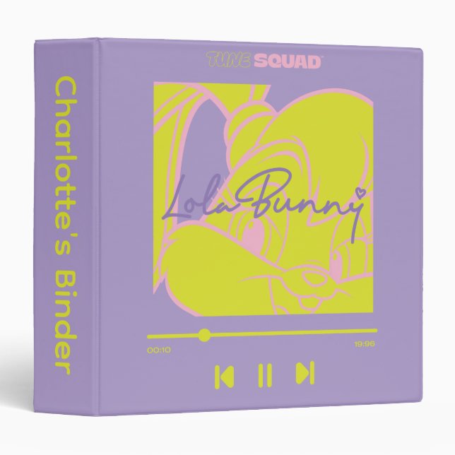 Lola's Music Player Binder (Front/Spine)