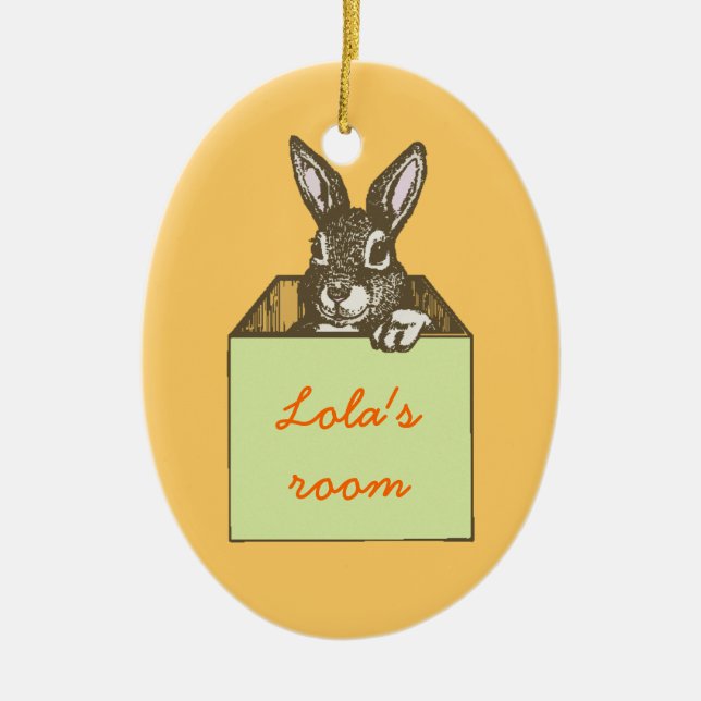 Lola's room ceramic ornament (Front)