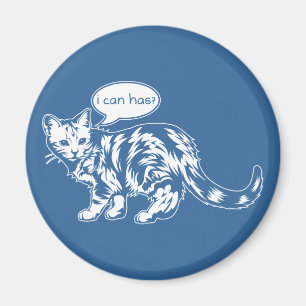 lolcat - i can has? magnet
