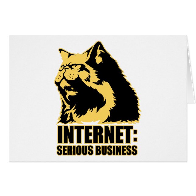lolcat the internet is serious business (Front Horizontal)