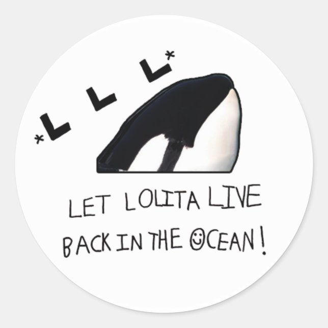 Lolita Retirement Stickers (Front)