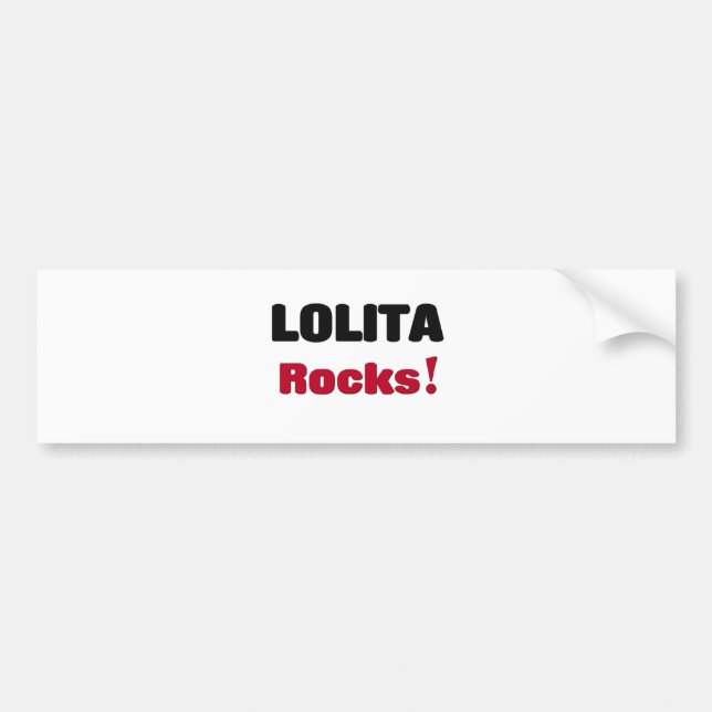 Lolita Rocks Bumper Sticker (Front)