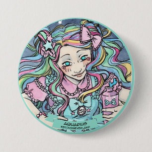 Lolita Zodiac 3 Inch Round Button