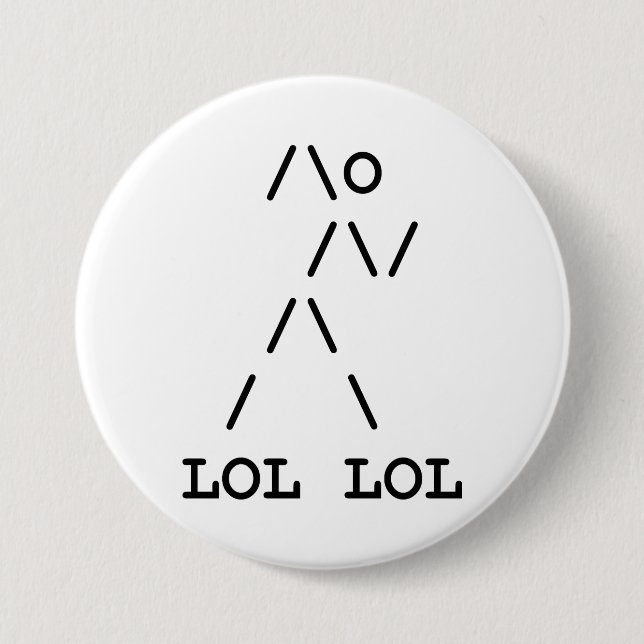 Lollerskates 3 Inch Round Button (Front)