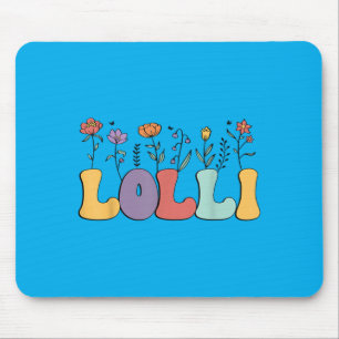 Lolli Gifts Women Wildflower Floral Lolli Grandma Mouse Pad