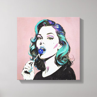 lollipop'25 canvas print