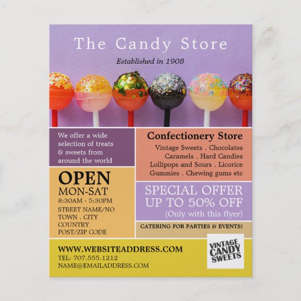Printable Candy Sale Flyer