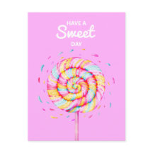 Lollipop Candy Illustration Have a Sweet Day