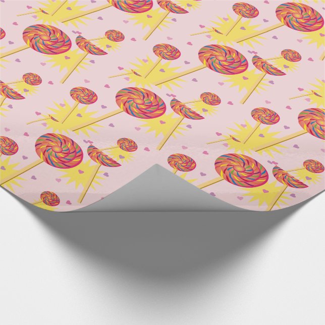 Lollipop Dance Wrapping Paper (Corner)