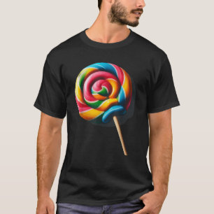 Lollipop Design For Women Men Kids Lollipop Candy  T-Shirt