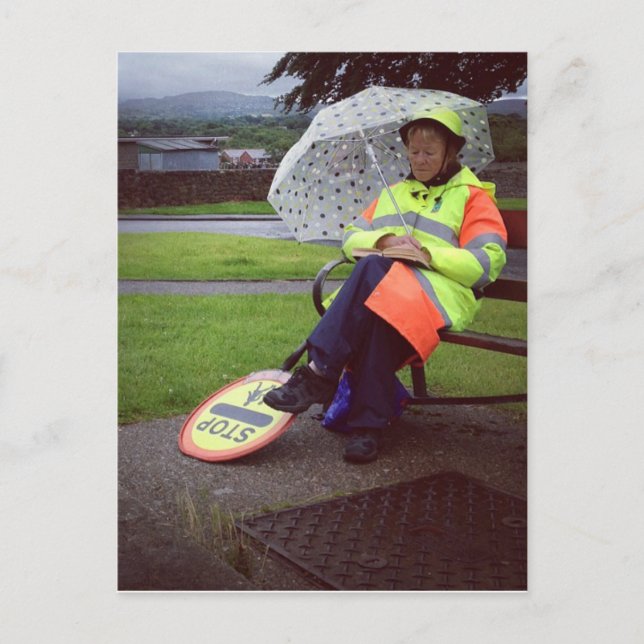 Lollipop Lady Postcard (Front)