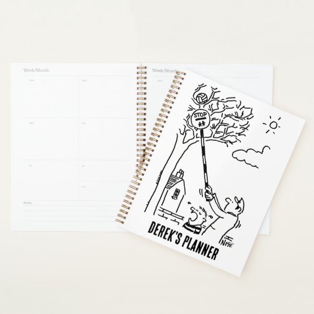 Lollipop Man aide à obtenir une balle d'un arbre (Devant avec enveloppe)