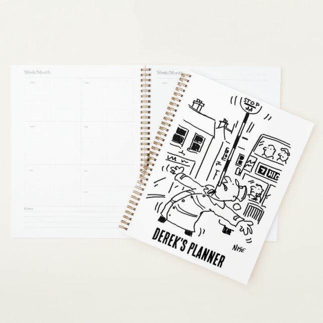 Lollipop Man is Showing Off Planner (Display)