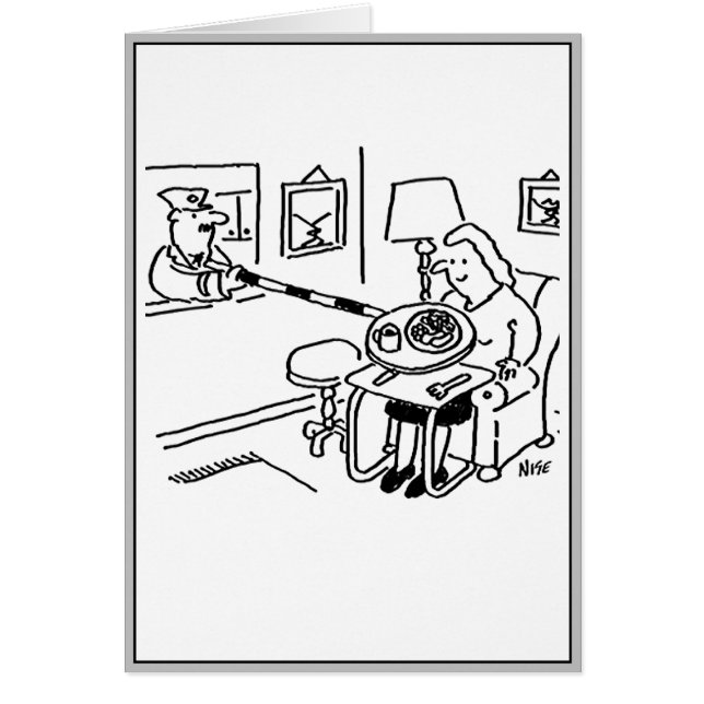 Lollipop Man Serves Food from his Kitchen Hatch (Front)