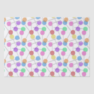 Lollipop pattern sweet treat tissue paper