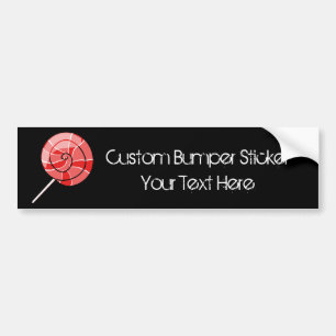 LolliPop red Bumper Sticker