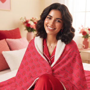 Lollipop Sherpa Blanket