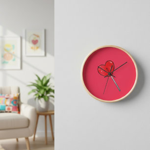 Lollipop Square Wall Clock