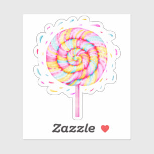 Lollipop Sweet Candy Caramel Drops Illustration