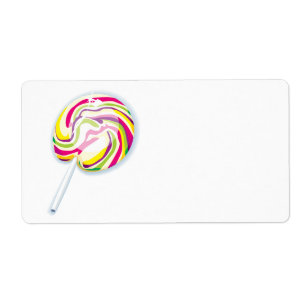 lollipop tourbillonnant colorée
