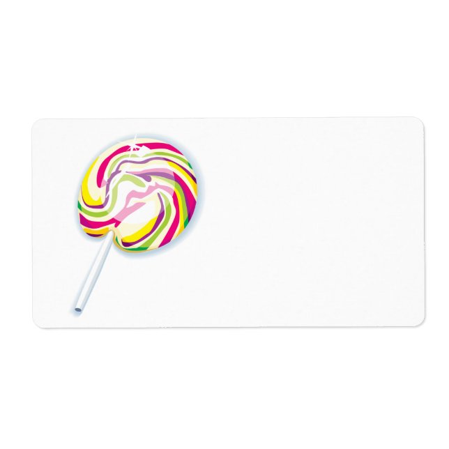 lollipop tourbillonnant colorée (Devant)