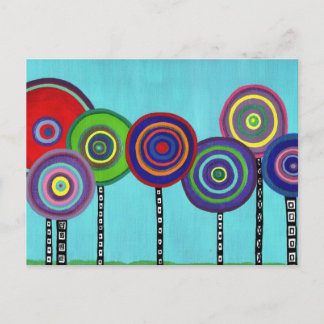 Lollipop Trees Postcard
