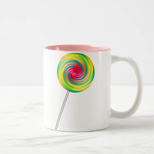 Lollipop Two-Tone Coffee Mug (Right)