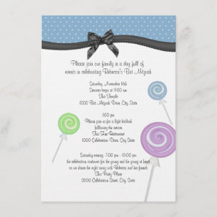 Lollipops and Polka Dots Events and Information Enclosure Card