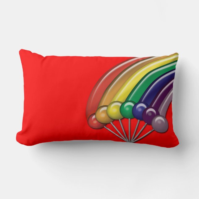 Lollipops and Rainbows Customizable Pillows (Front)