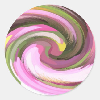 Lollipops Classic Round Sticker