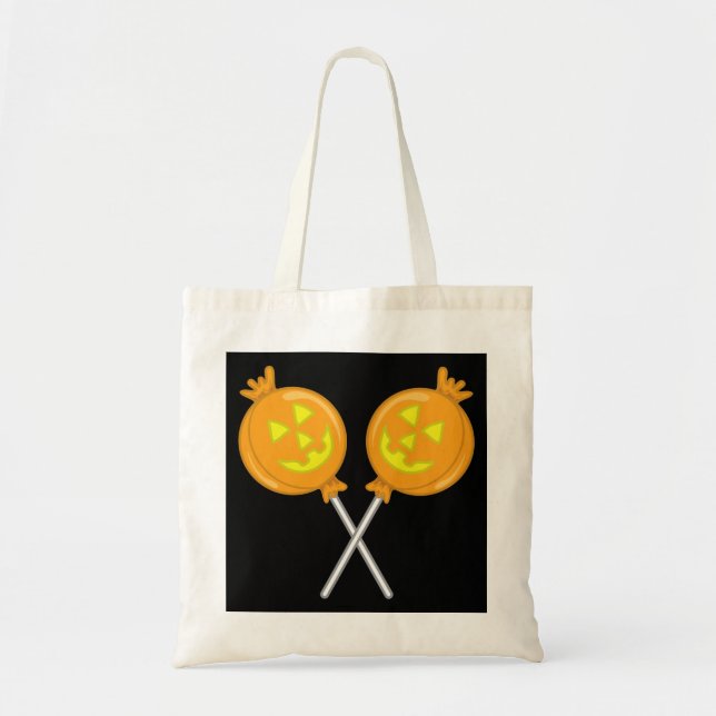 Lollipops Halloween Trick Or Treat Tote Bag (Front)