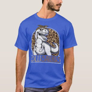Lollisaurus Dinosaur Lolli LeopardMothers Day Gran T-Shirt