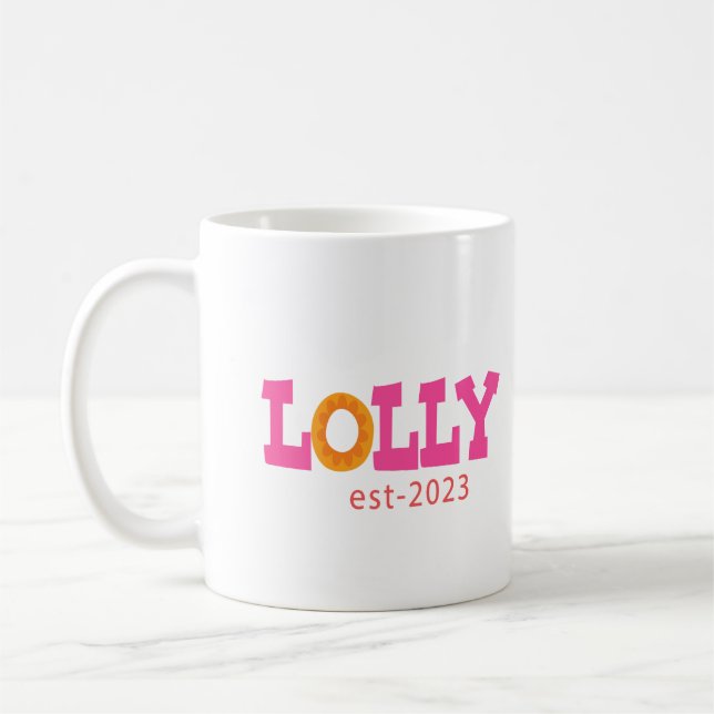 Lolly est 2023 11oz Café Mug (Gauche)